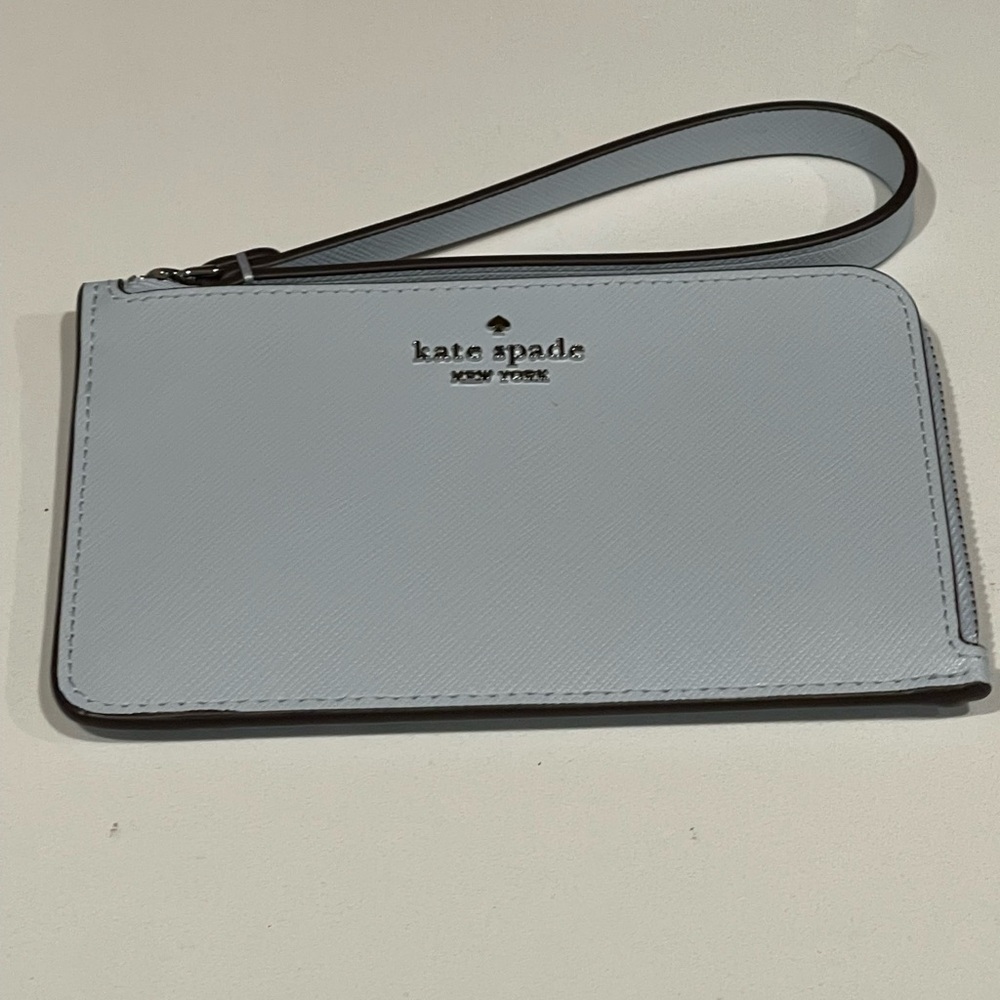 LIVE SHOW $3 start Kate Spade Sky Blue Wristlet .. created for a live show- NEW!